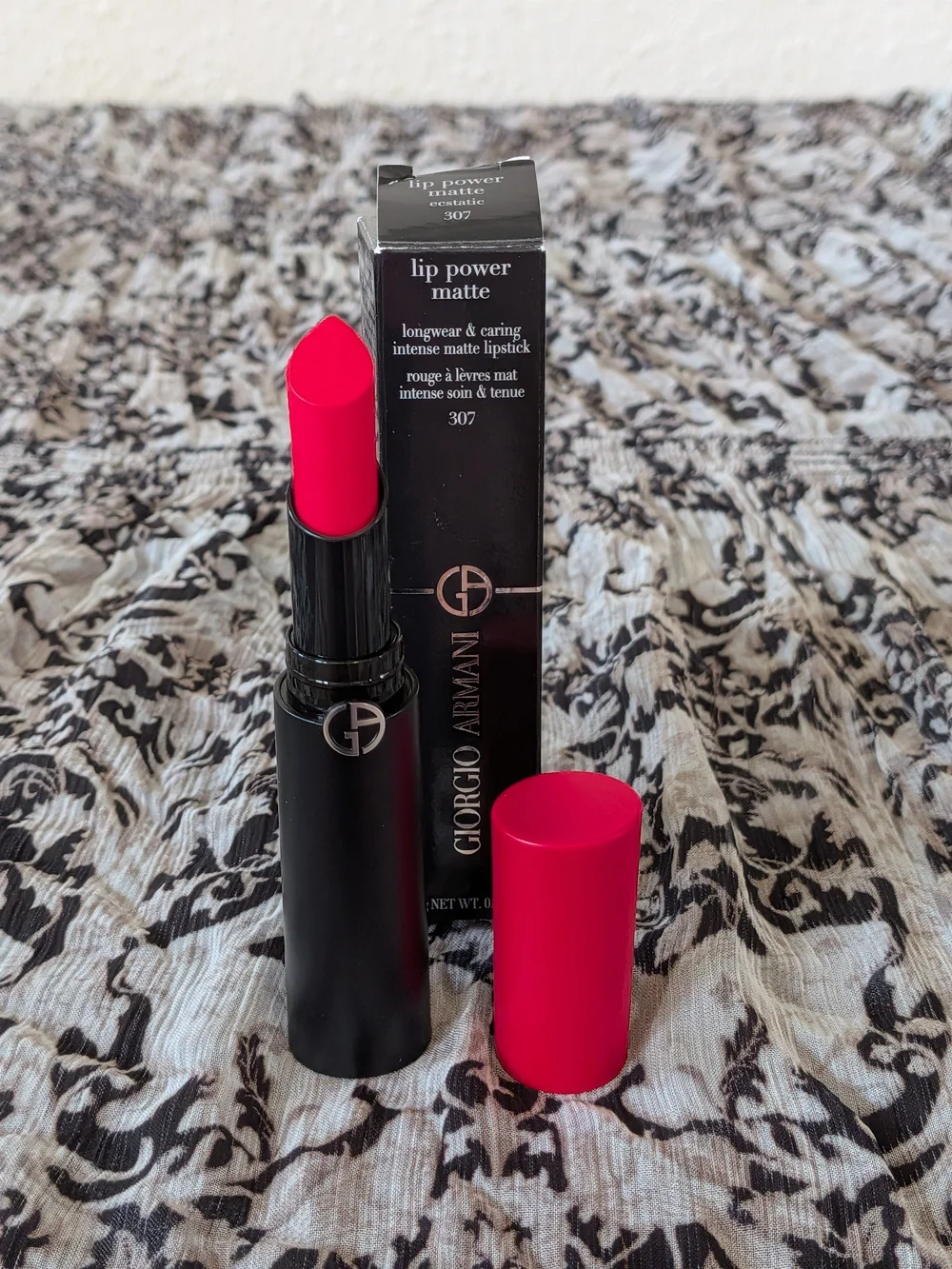 Giorgio Armani Lip Power Matte Longwear Lipstick - Hot Pink (307)